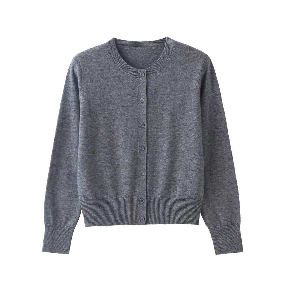 Ladies elegant knitted cardigan with pretty buttons Lune London