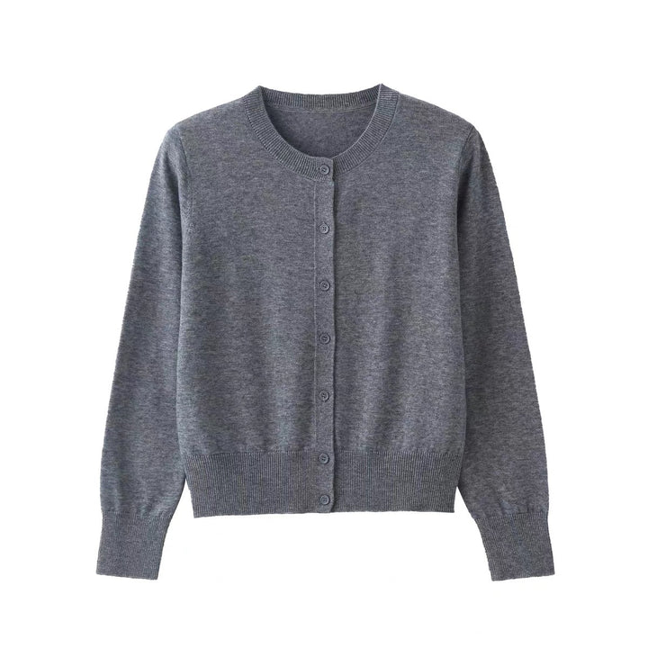Ladies elegant knitted cardigan with pretty buttons Lune London