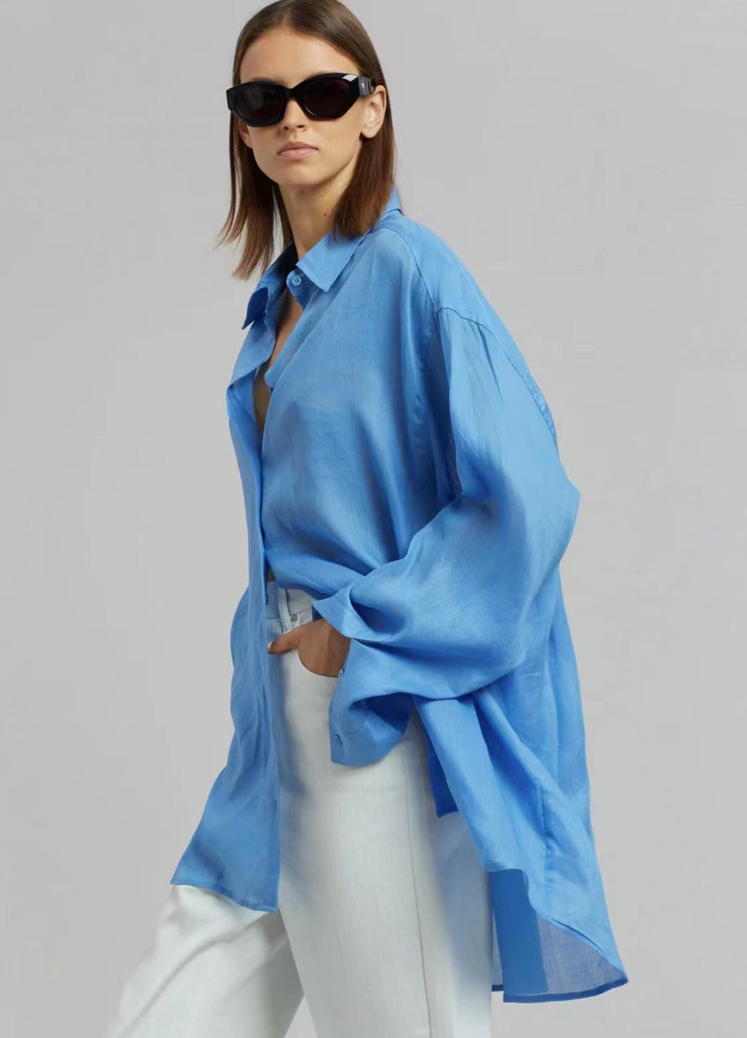 Chemise décontractée pour femmes avec des manches larges Chic & Stil