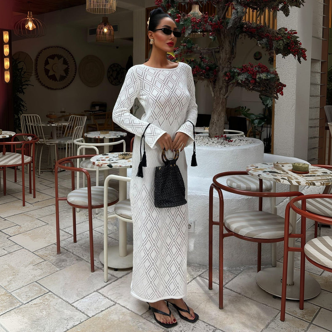 Maxi dress for ladies with elegant structure Lune London
