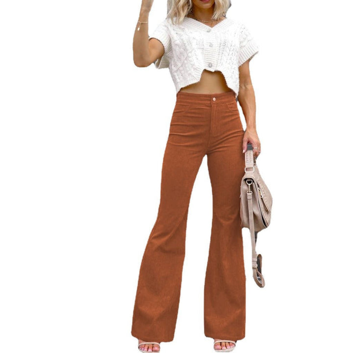 Women's Flared Jeans with High Waist and Figure-Flattering Cut Lune London