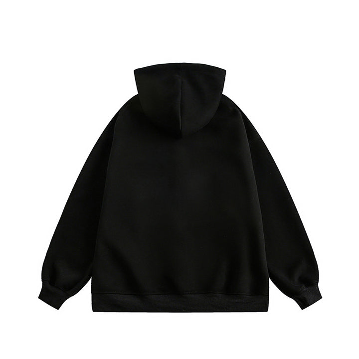 Casual women's hoodie with zipper and pockets Lune London
