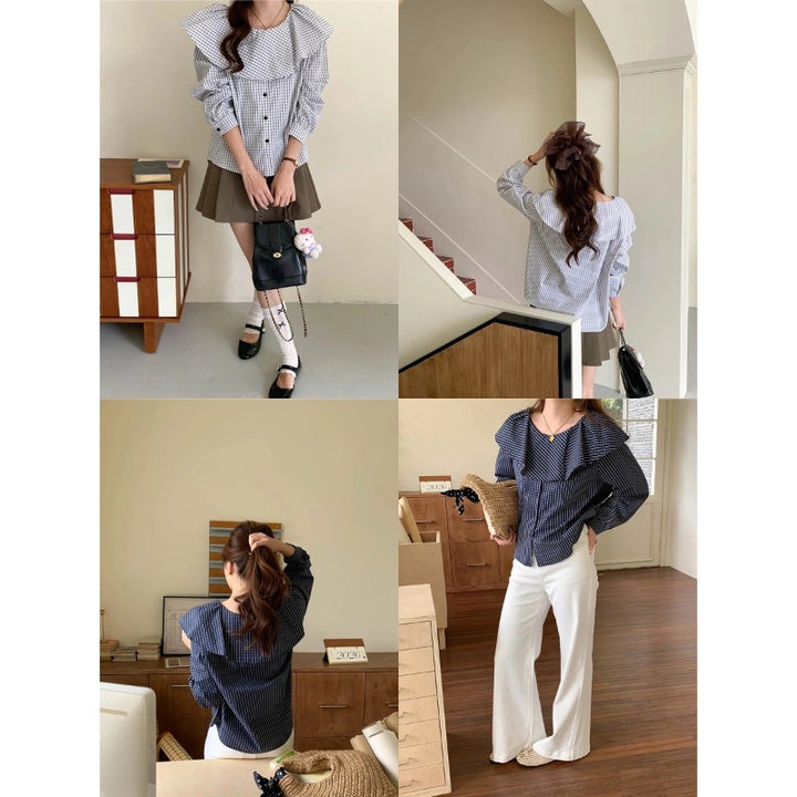 Women's fashionable blouse with ruffled details Chic & Stil