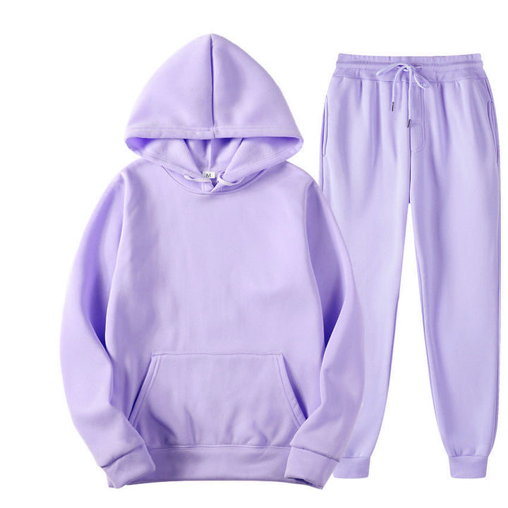 Women comfortable tracksuit set with kangaroo pocket and practical cuffs Lune London