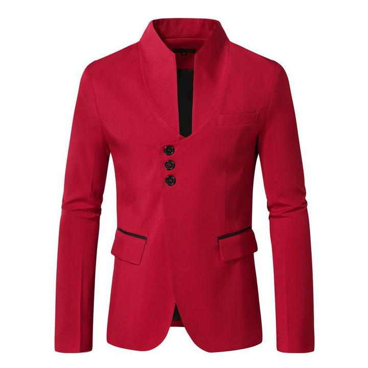 Ladies Elegant Blazer with Narrow Collar and Contrasting Edges Lune London