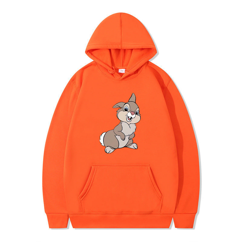 Women's hooded sweatshirt with cute rabbit design and comfortable kangaroo pockets Lune London