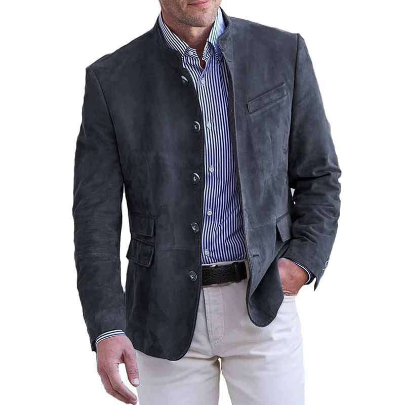 Classic Button Down Jacket For Men