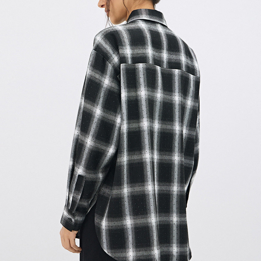 Square shirt for women with a casual cut and soft fabric Lune London