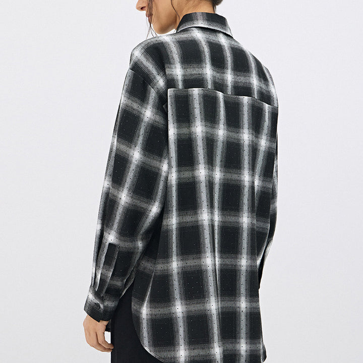 Square shirt for women with a casual cut and soft fabric Lune London