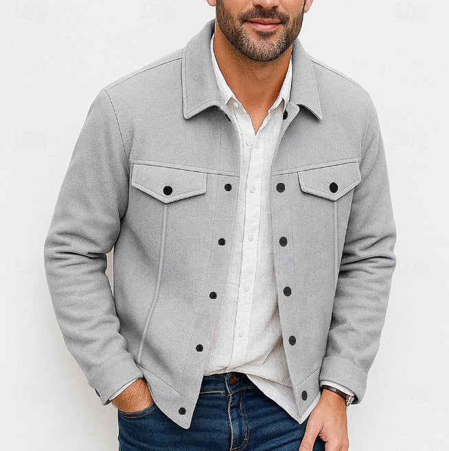 Stylish utility jacket for men with padded pockets Lune London