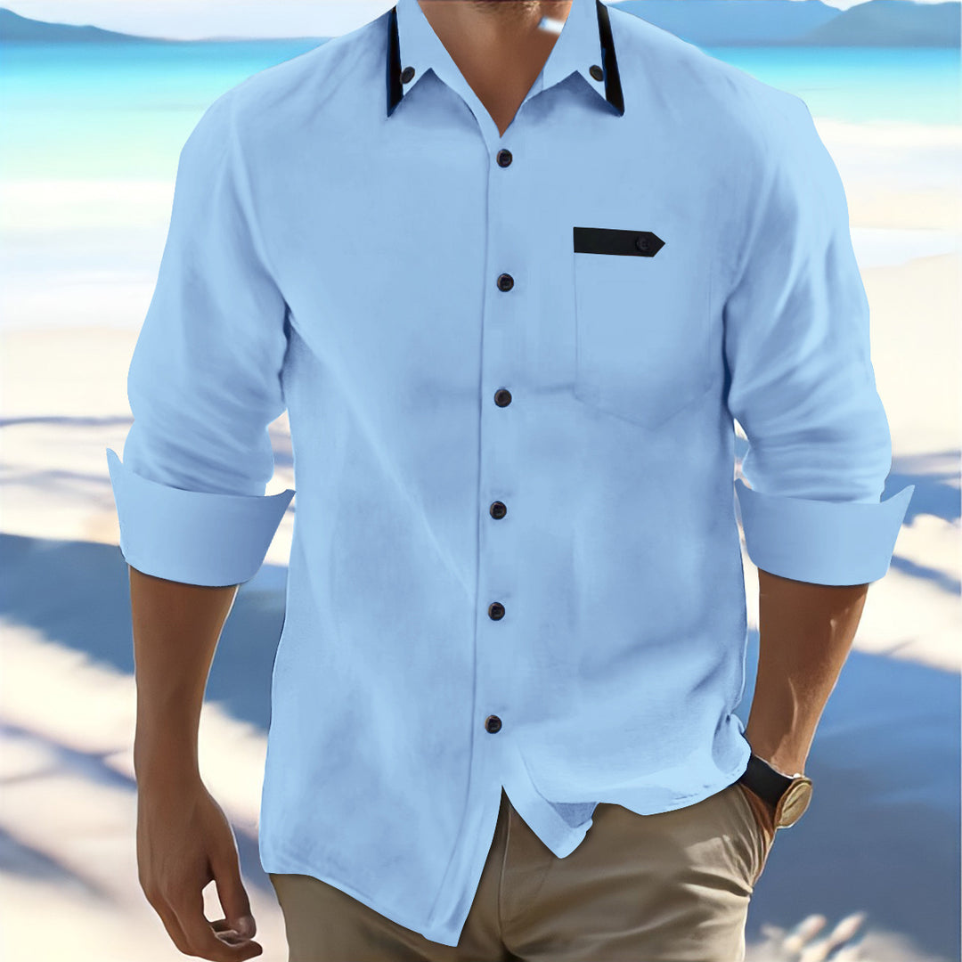 Men's Leisure Button-Up Shirt Lune London