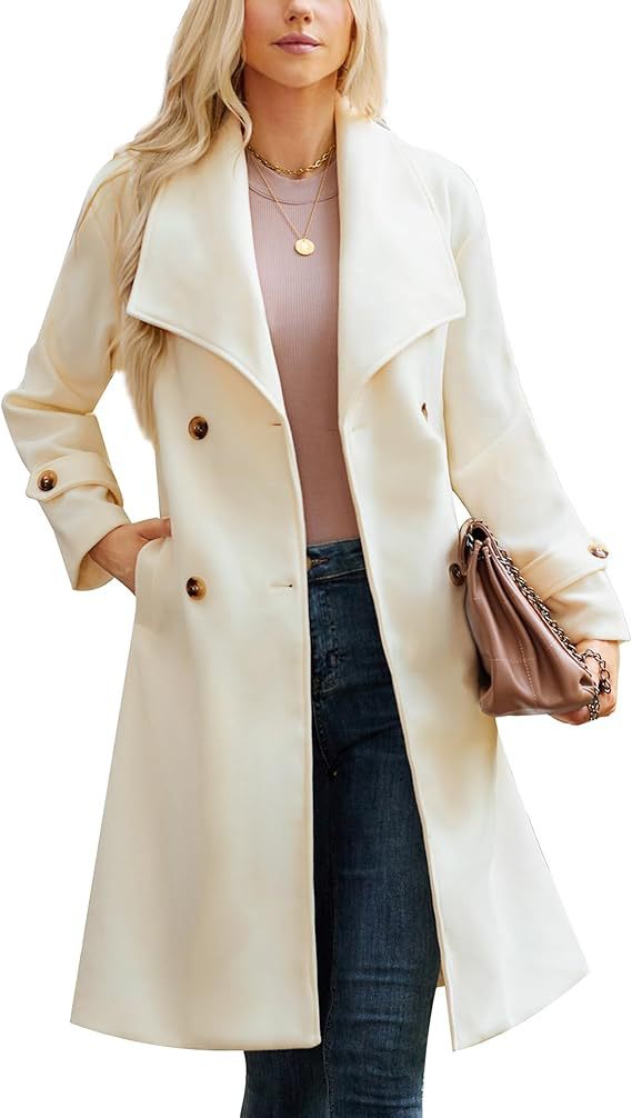 Ladies long coat elegant and comfortable Lune London