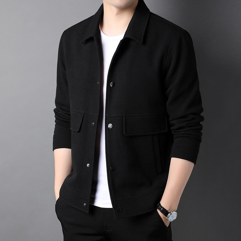 Smart casual jacket for men with practical flap pockets Lune London