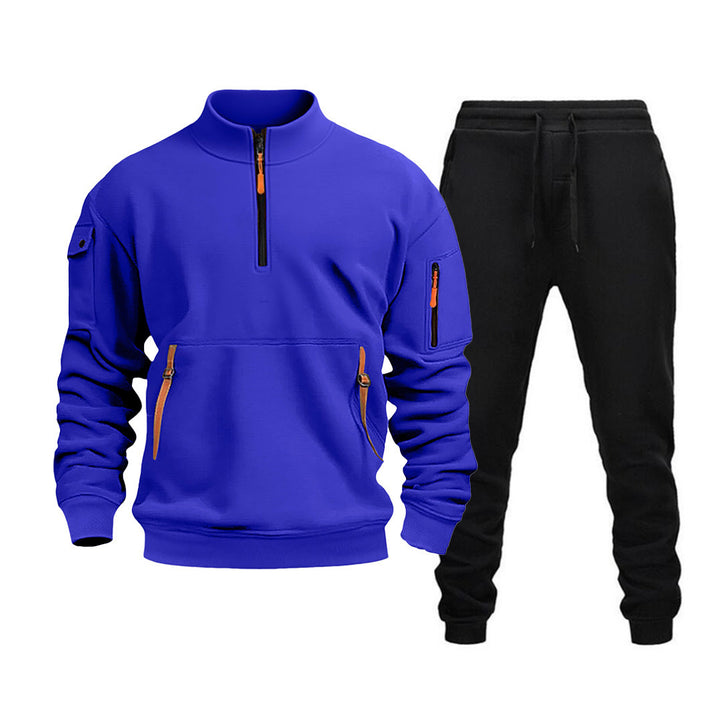 Men's modern sports suit with functional pockets and zipped details Lune London