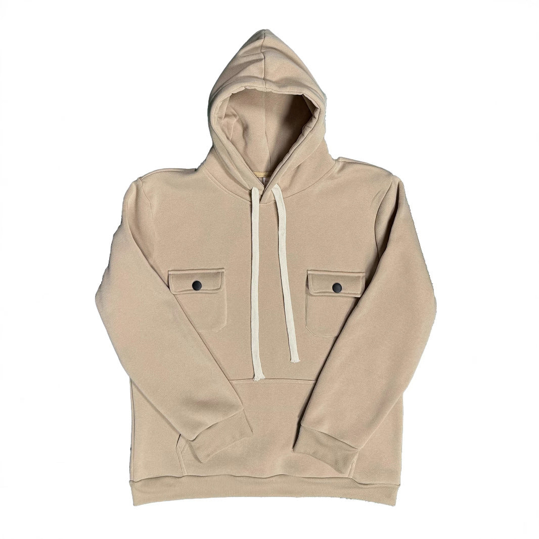 Men's hoodie with practical pockets and modern design Lune London