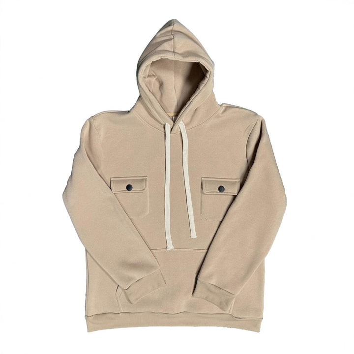Men's hoodie with practical pockets and modern design Lune London