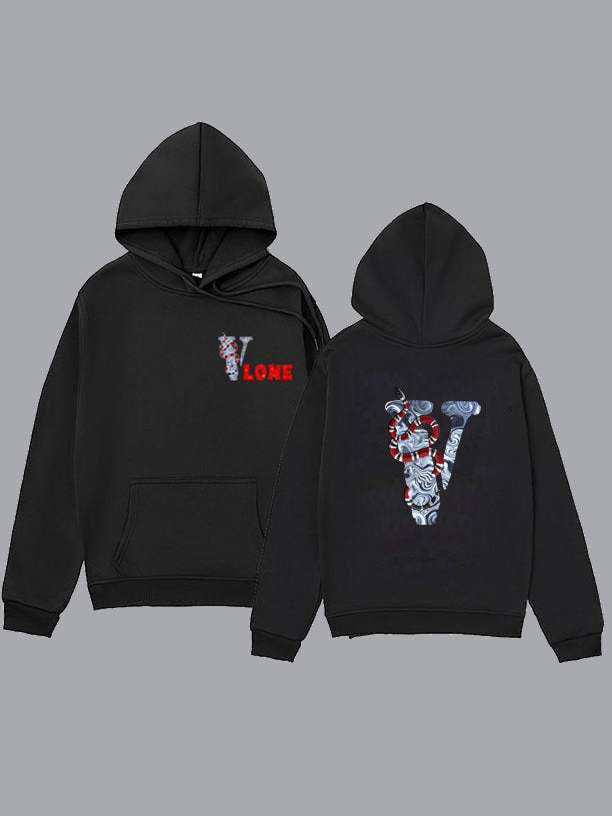 Women's hoodie with graphic statement and unique pattern Lune London