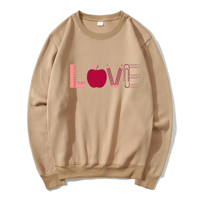 Sweat-shirt pour femmes avec motif créatif d'amour Chic & Stil