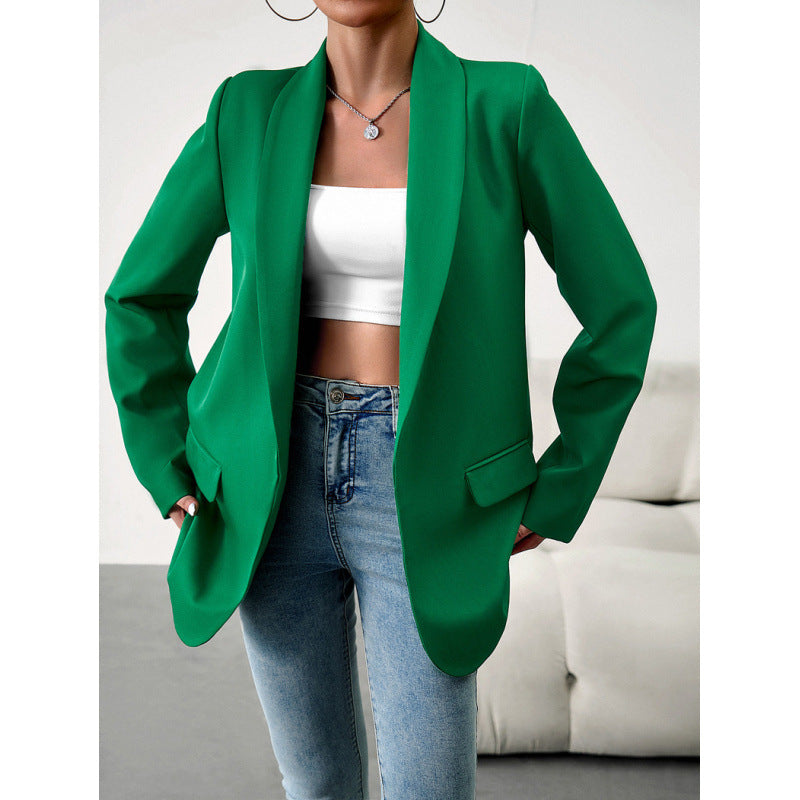 Women Open Fitted Blazer Lune London