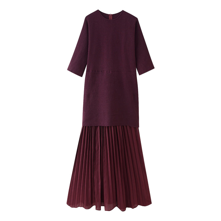 Maxi dress for women with high-quality pleated design and modern cut Lune London