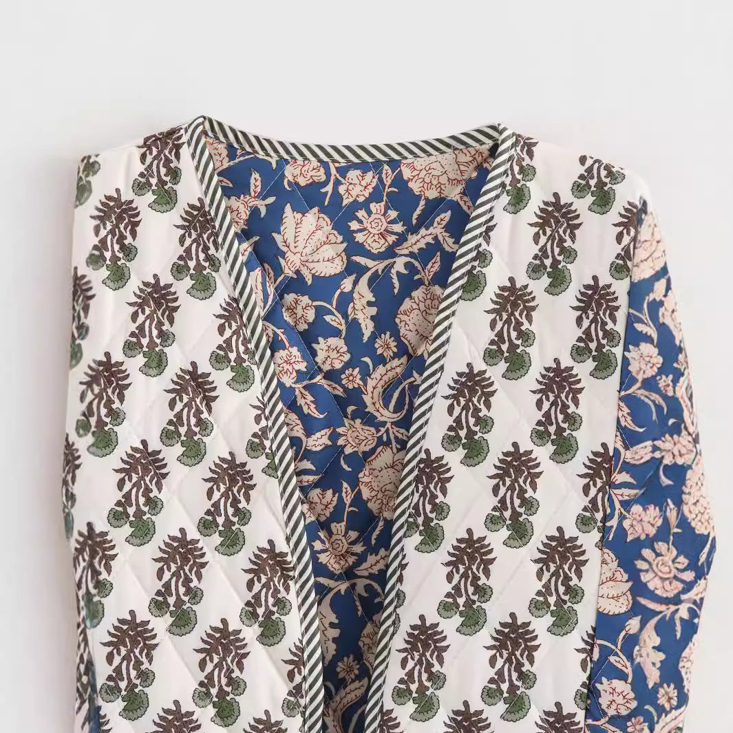 Ladies patchwork coat Lune London