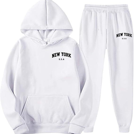 Women's Hooded Sweat Suit with high-quality material and modern lettering Chic & Stil