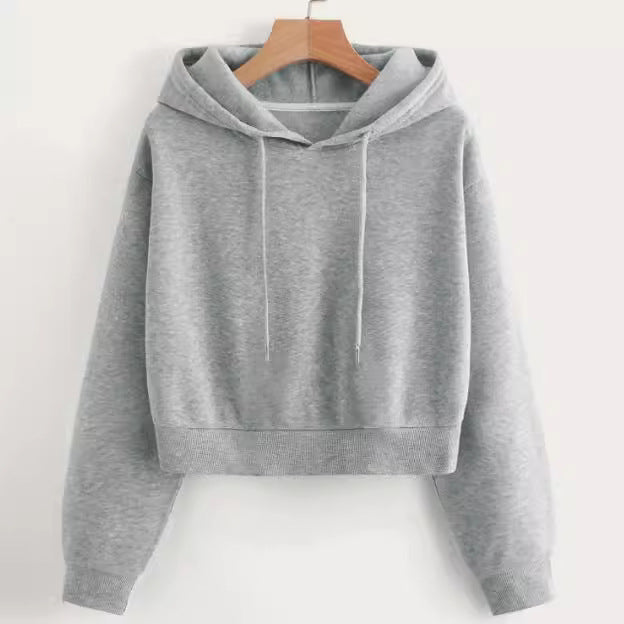 Lune London Casual Cropped Hoodie for Women
