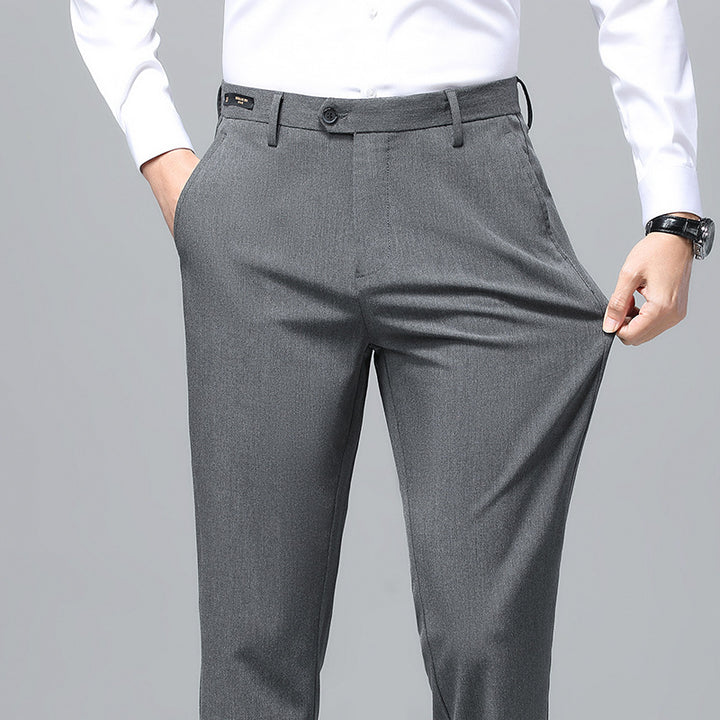 Elegant business trousers for men with fine structure Lune London