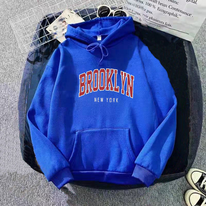 Women's hoodie with stylish Brooklyn print Chic & Stil