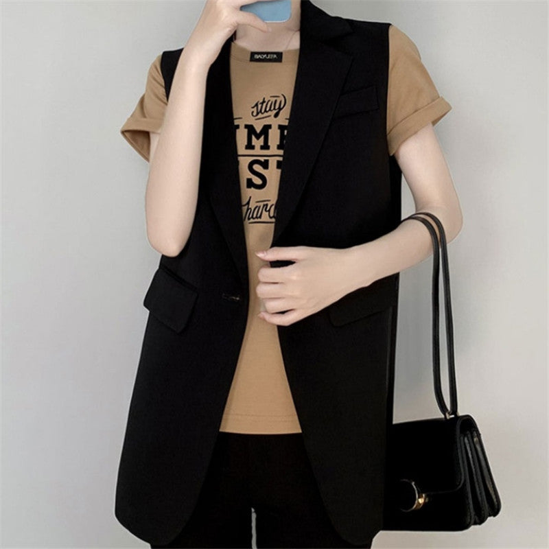 Lune London Fitted Sleeveless Jacket for Women