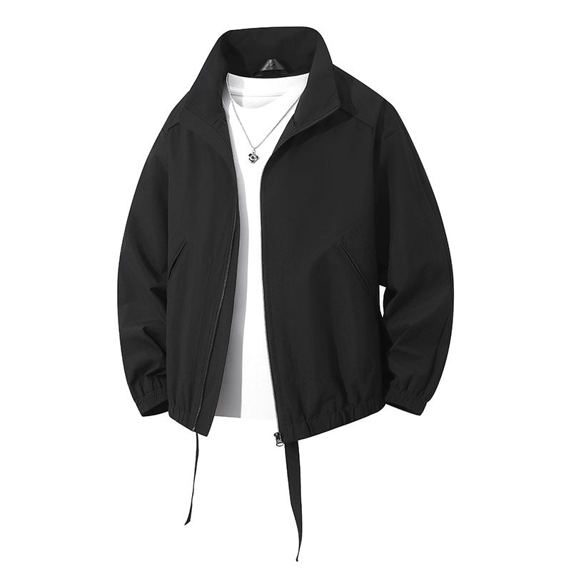 Casual windbreaker jacket for men with elastic cuffs and practical pockets Lune London