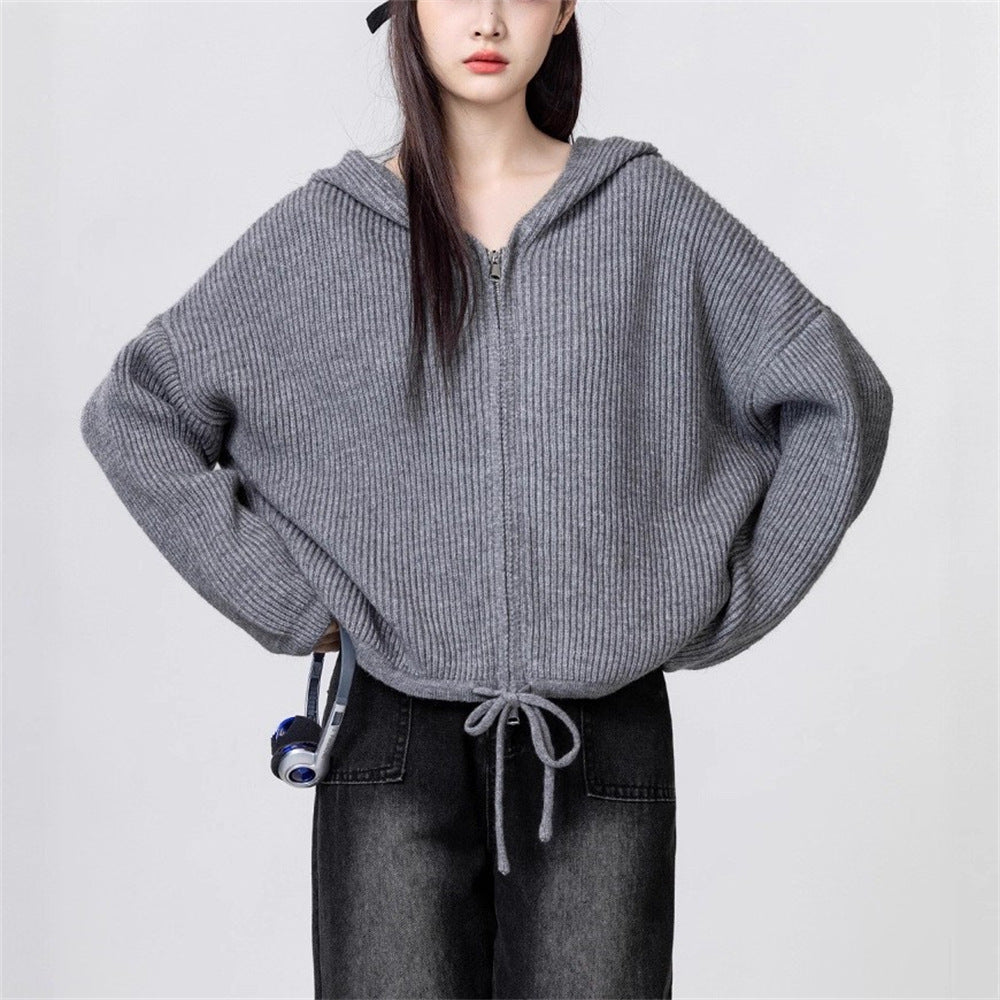 Veste à capuche élégante pour femmes avec poches latérales Chic & Stil