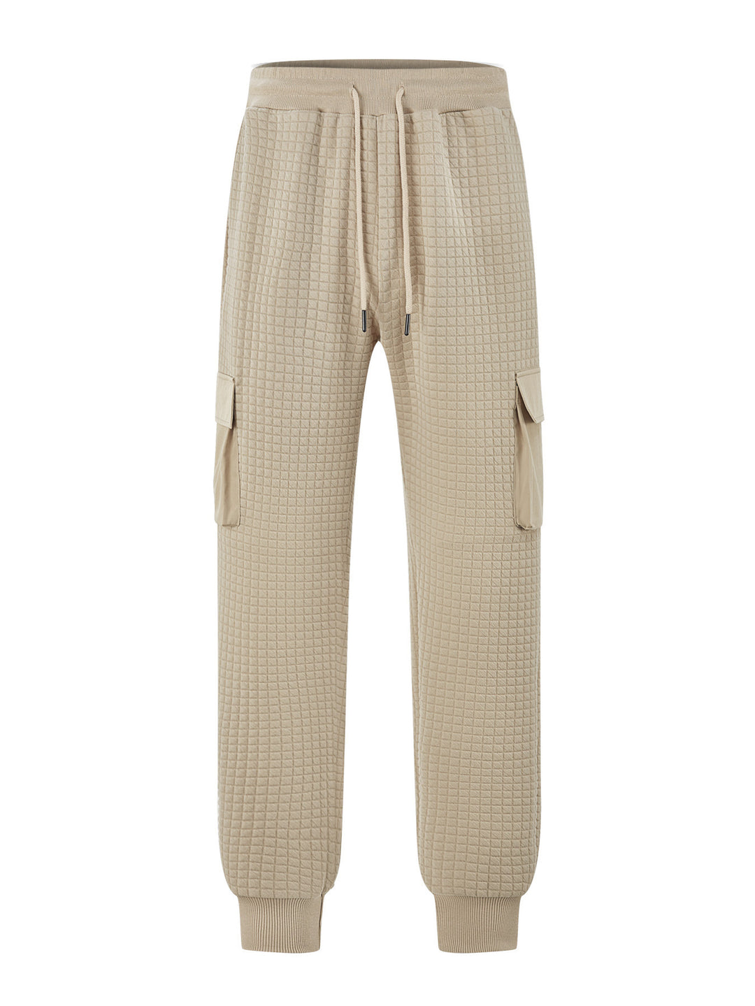 Modular cargo pants for men with elastic waist and practical side pockets Lune London