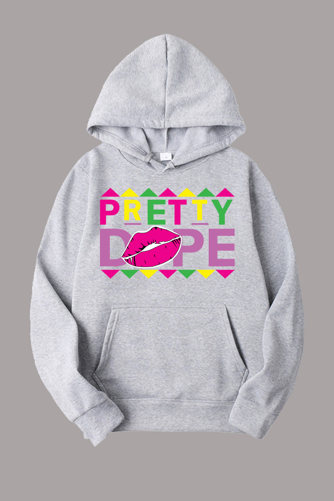 Ladies Hoodie with Creative Graphic Print Lune London