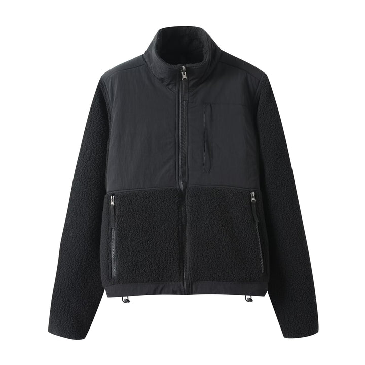 Veste en polaire pour femmes avec col haut Chic & Stil