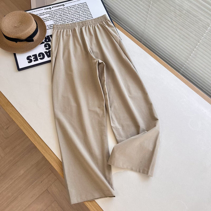 Pantalons chino décontractés pour femmes avec taille élastique Chic & Stil