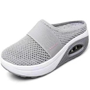 Ladies Comfortable Wellness Sandals with Air Mesh Surface and Cushioning Sole Lune London