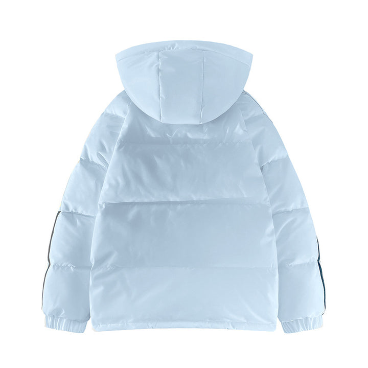 Ladies fashionable functional jacket with insulating padding and adjustable hood Lune London
