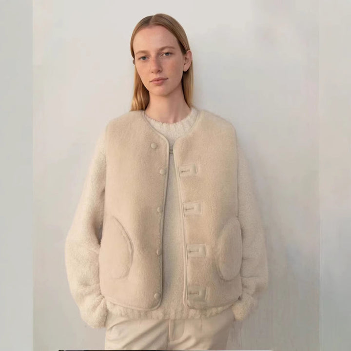 Manteau réversible pour femmes en fausse fourrure de haute qualité Chic & Stil