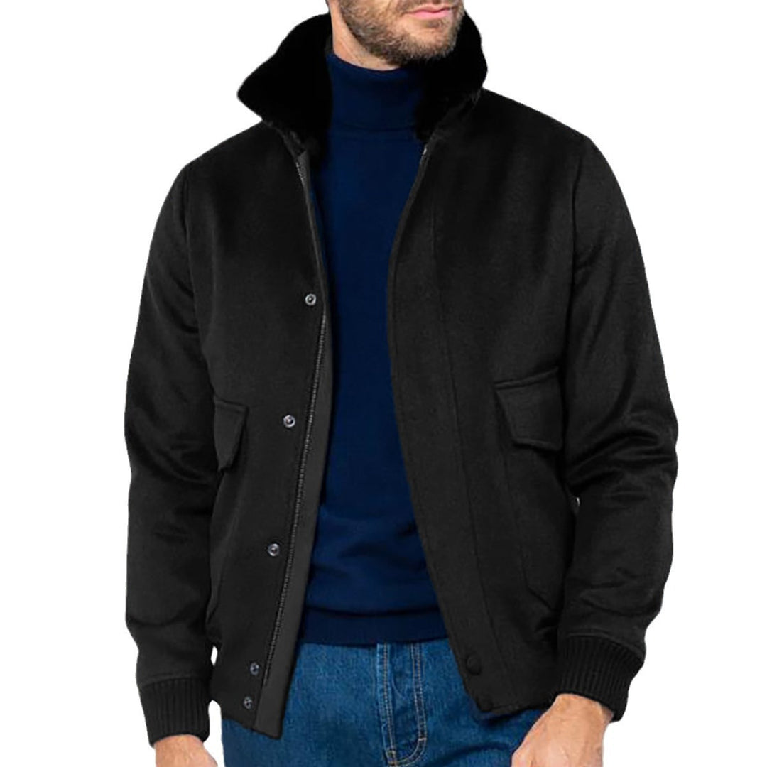 Elegant transitional jacket for men with a soft collar and practical side pockets Lune London