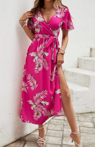Lune London floral print maxi dress for women