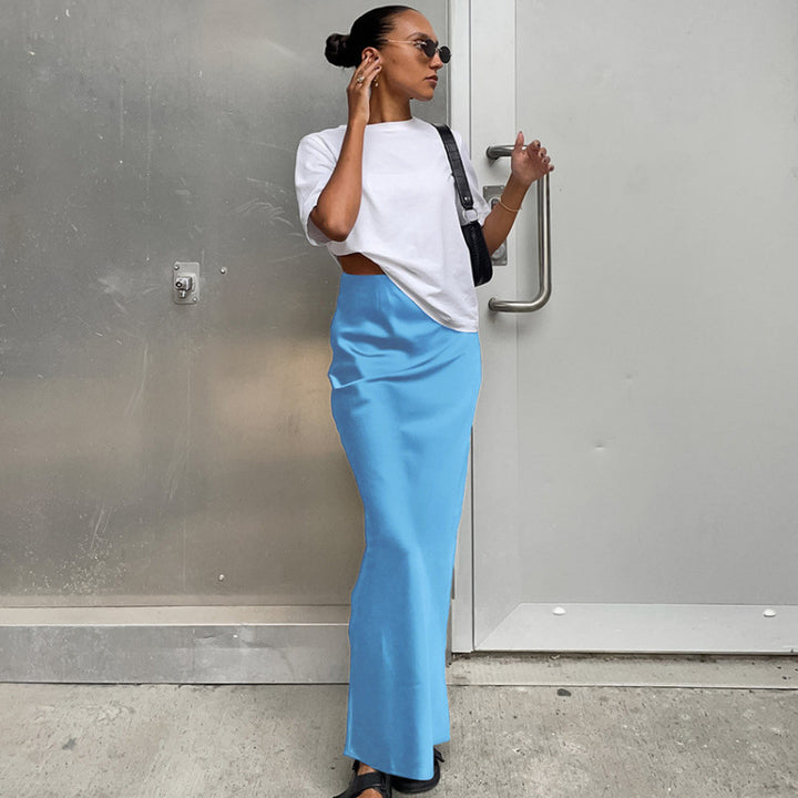 Elegant midi skirt Lune London for women