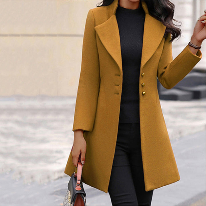 Ladies elegant, fitted overlay coat Lune London
