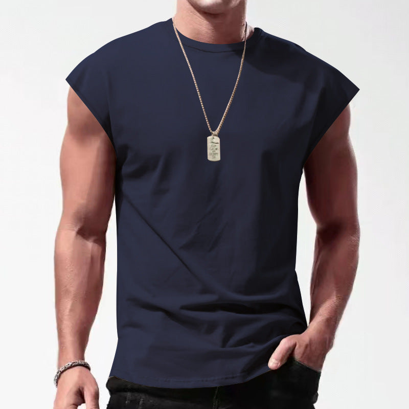 Men's fitted muscle shirt with shoulder pads Lune London