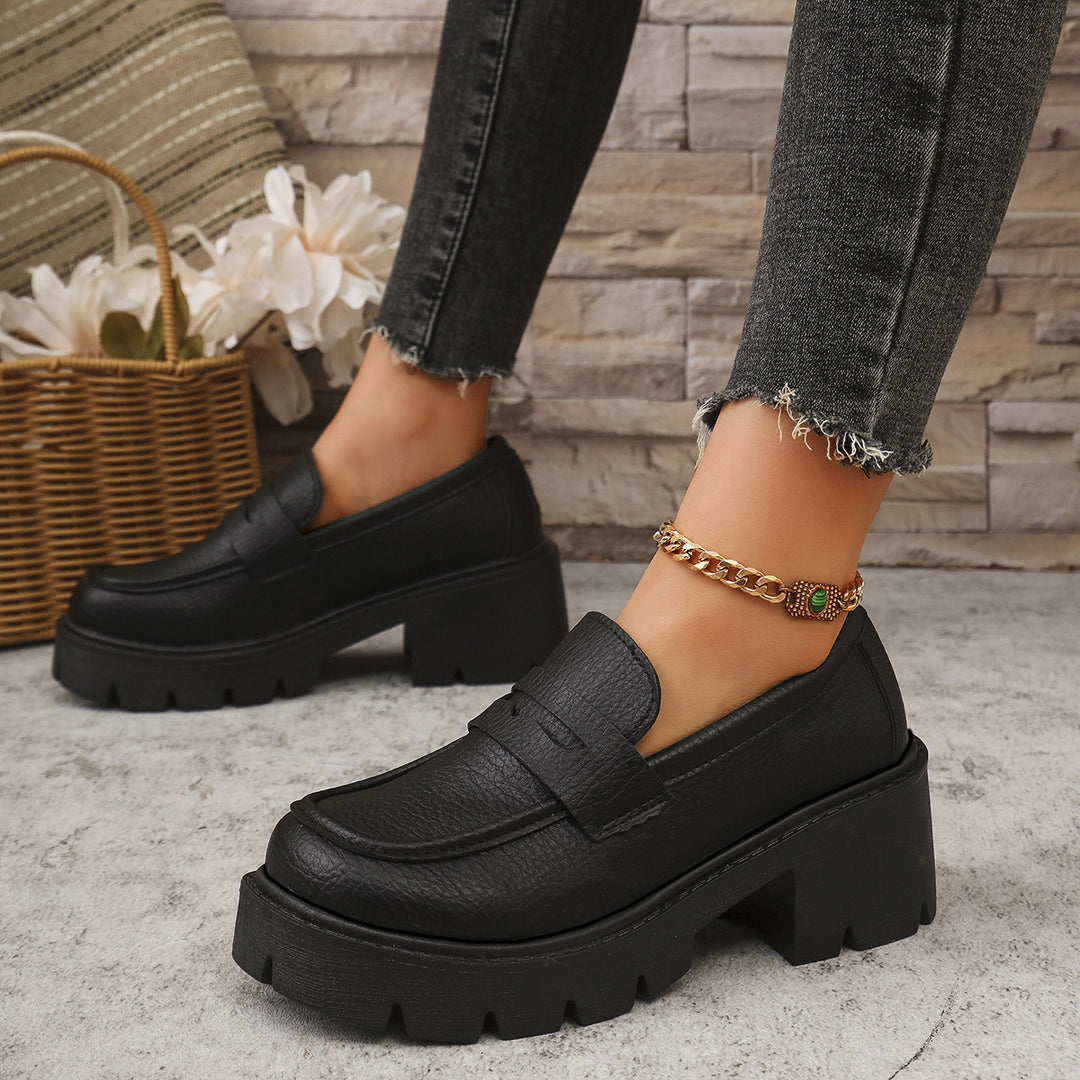 Women's platform slippers with non-slip contoured sole and stylish design Lune London