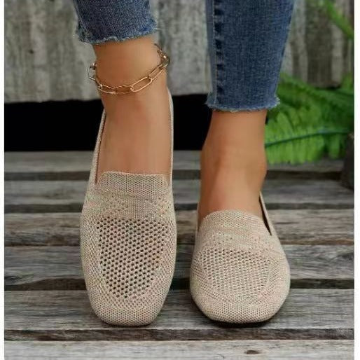 Ladies Breathable Mesh Slip-On Shoes Lune London