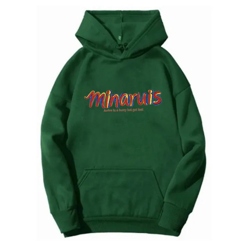 Women's hoodie with colorful lettering Chic & Stil