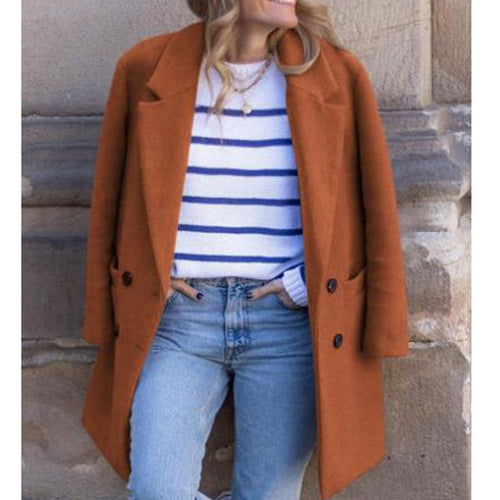 Elegant wool coat for women Lune London