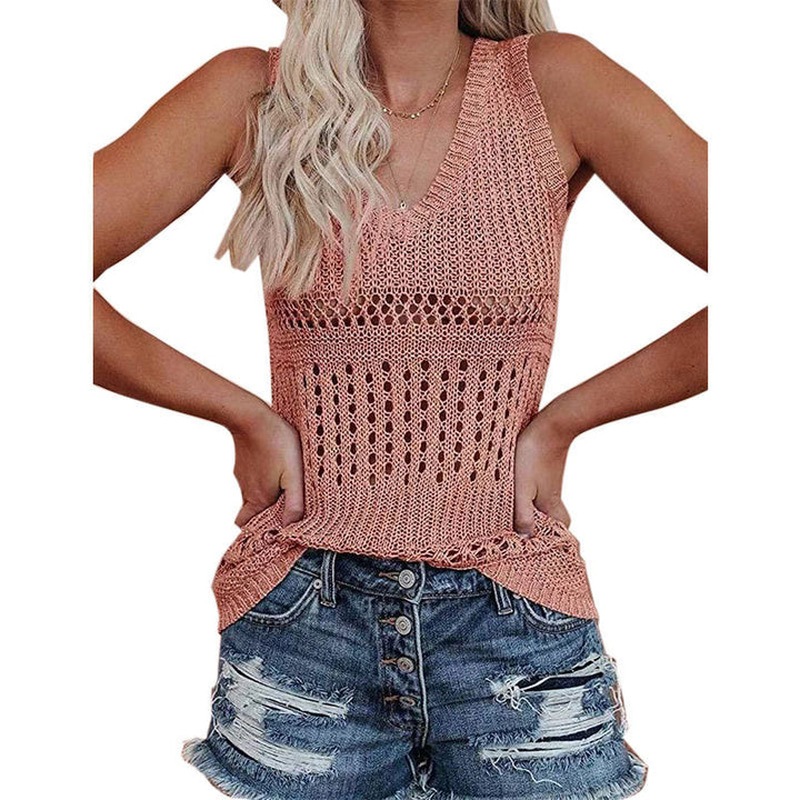 Women's knit top with a versatile diamond pattern Lune London
