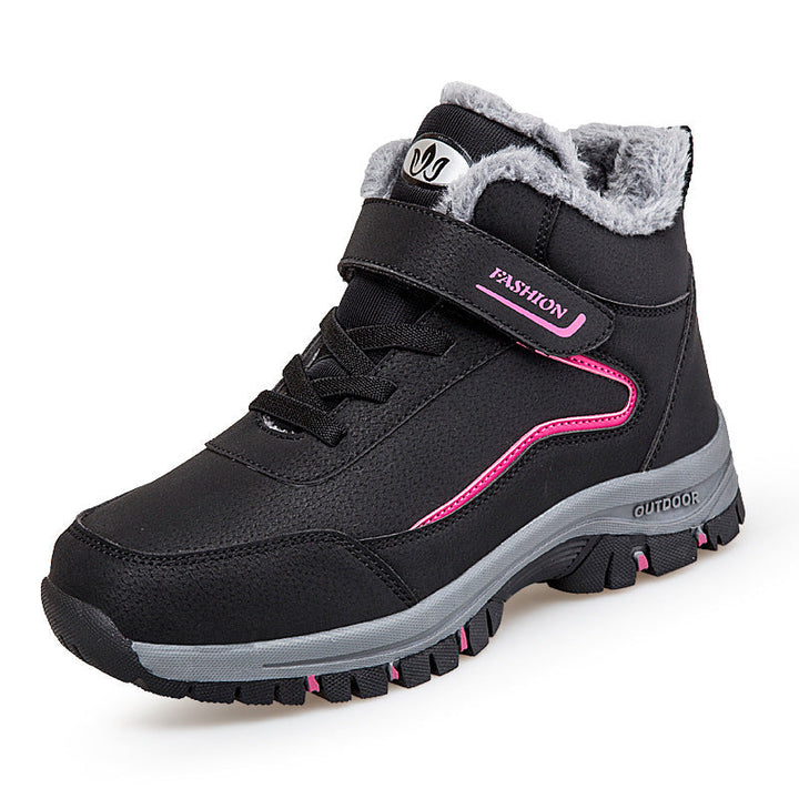 Lune London | Women's Warm Insulated Outdoor Hiking Shoes with Adjustable Velcro